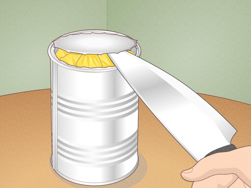 how to open a can without a can opener
