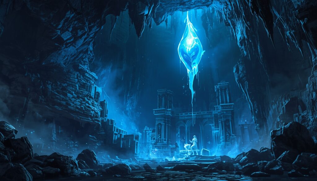 Larval Tear locations in Elden Ring glowing in Nokron Eternal City used for character respec