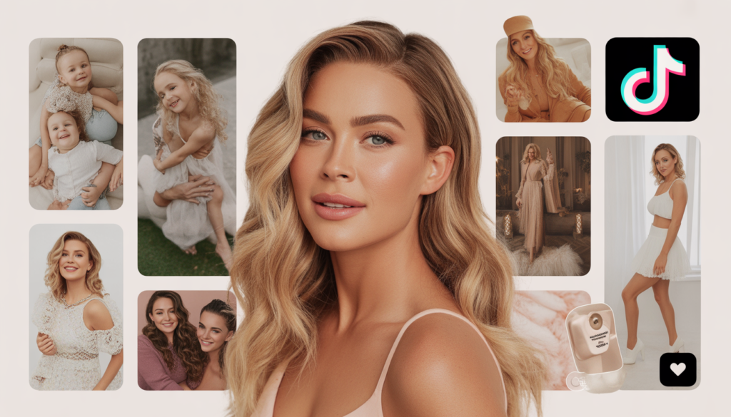 Whitney Leavitt biography featured image showing social media influencer, reality TV personality, family life, and career success